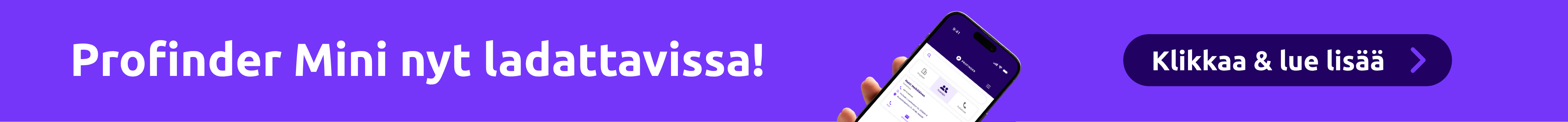 Profinder-mini-mainosbanneri